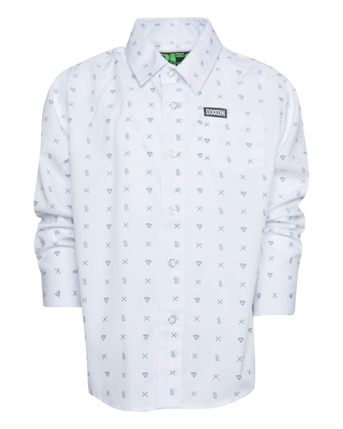 702 PARTY SHIRT LONG SLEEVE BUTTON UP  - YOUTH